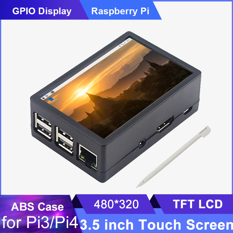 3.5 inch Raspberry Pi 3B/3B+/4 - Pi 4 Case recension och pris