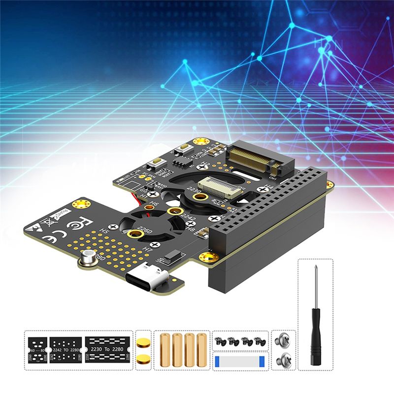 For Raspberry Pi 5 Pcie To M.2 - Pi 5 Case recension och pris
