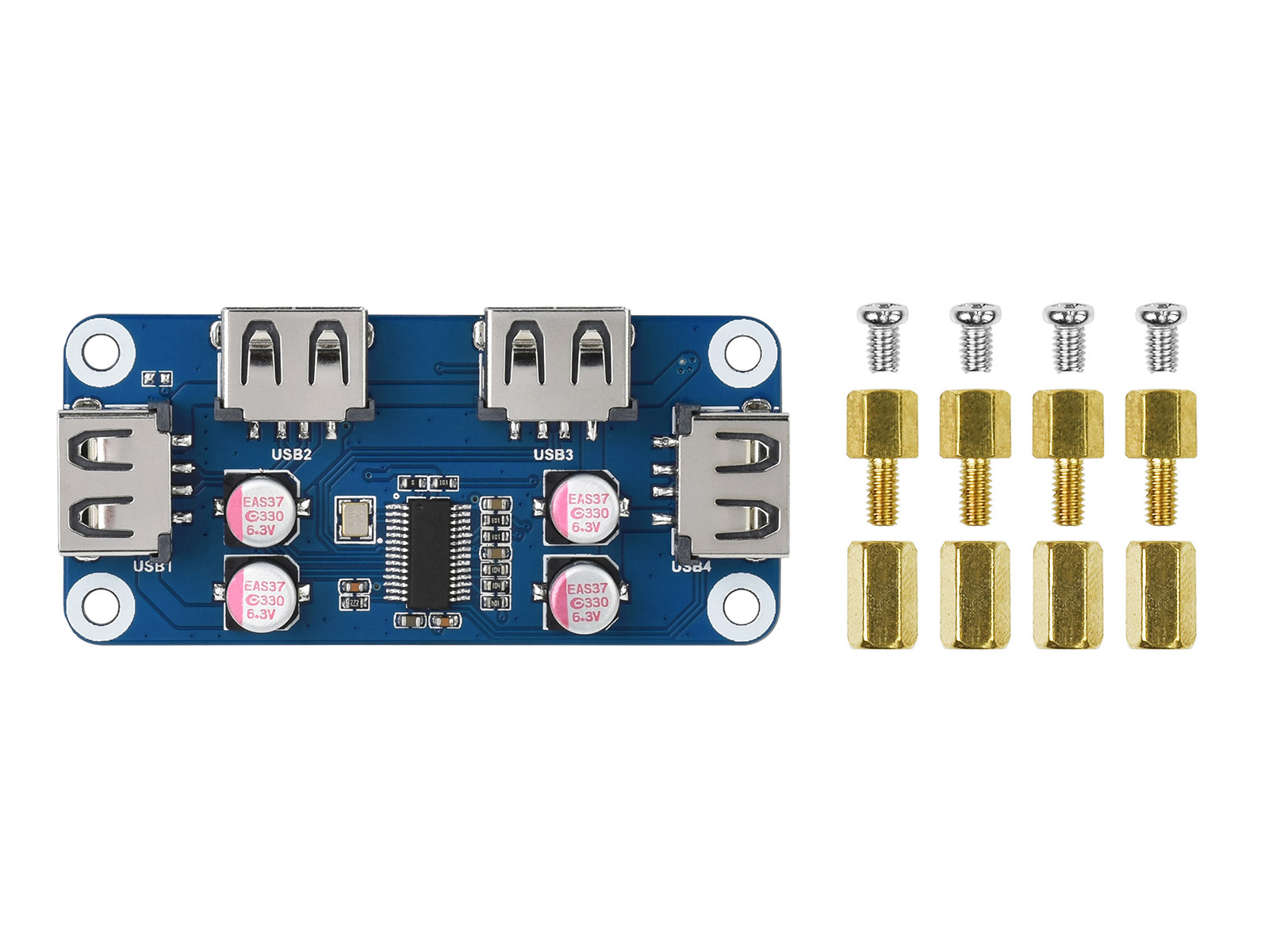 Waveshare USB HUB HAT (B) 4x p - Pi Zero recension och pris