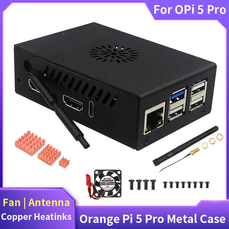 Orange Pi 5 Pro Case Metal She - Pi 5 Case recension och pris