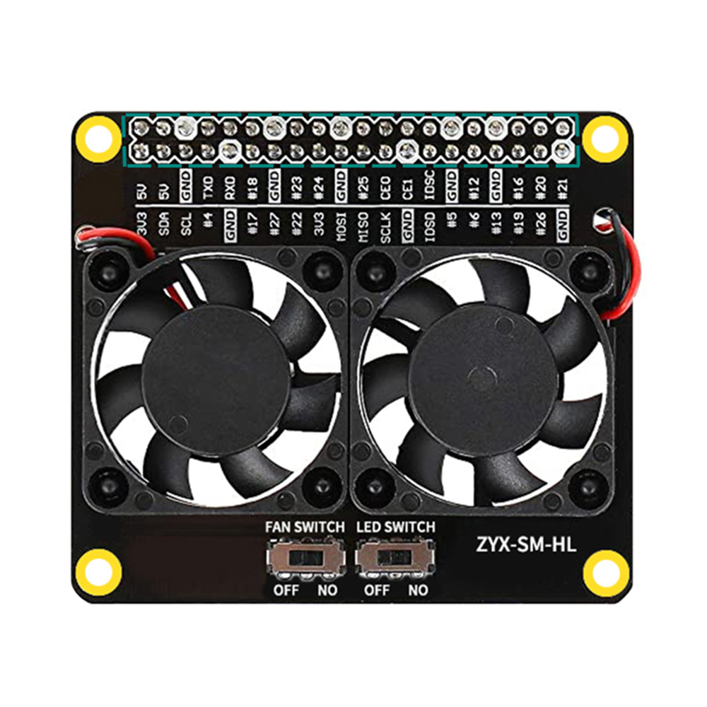52Pi for Raspberry Pi LED Dual - Raspberry Pi 4 recension och pris