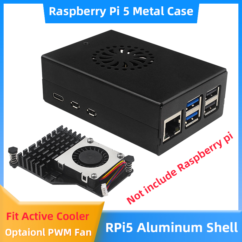 Raspberry Pi 5 Aluminum Alloy  - Pi 5 Case recension och pris