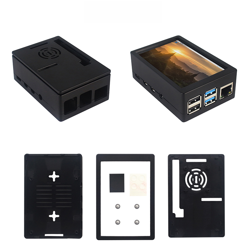 3.5 inch Raspberry Pi 4 Touch  - Pi 4 Case recension och pris