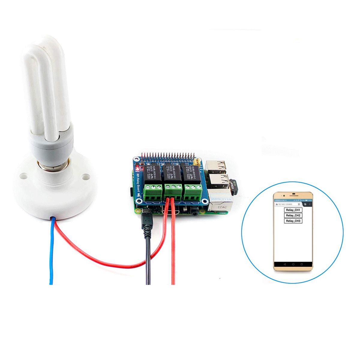 Waveshare 5V 3-Channel Relay M - Pi Zero recension och pris