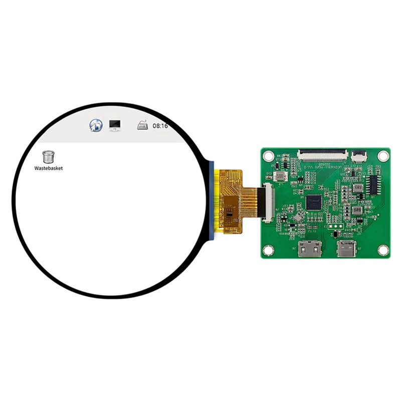 DSI TFT LCD Round Display With - Raspberry Pi 5 recension och pris
