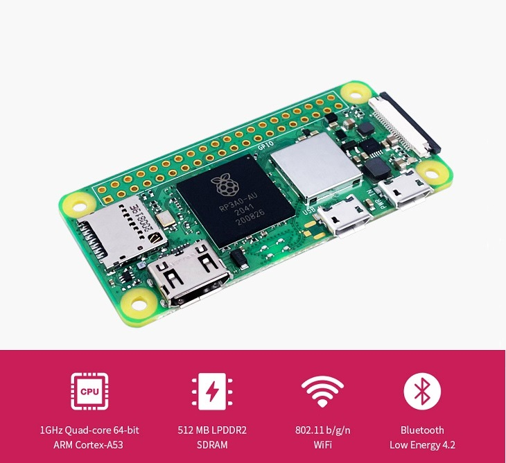 Raspberry Pi Zero 2 W, Five Ti - Pi Zero recension och pris