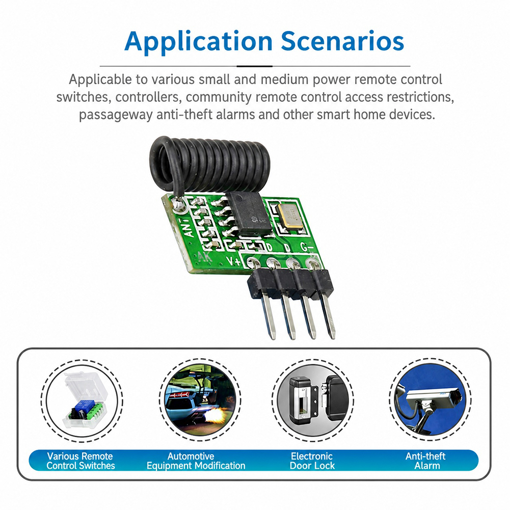 315MHz/433MHz Superheterodyne  - Arduino Kit recension och pris