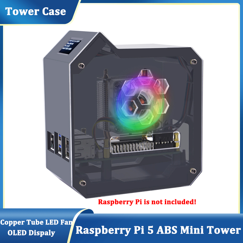 GeeekPi Raspberry Pi 5 ABS Min - Pi 5 Case recension och pris