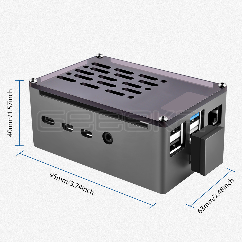GeeekPi  Aluminum Brick Case B - Pi 4 Case recension och pris