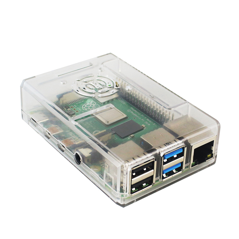Raspberry Pi ABS Case Black Pl - Pi 4 Case recension och pris