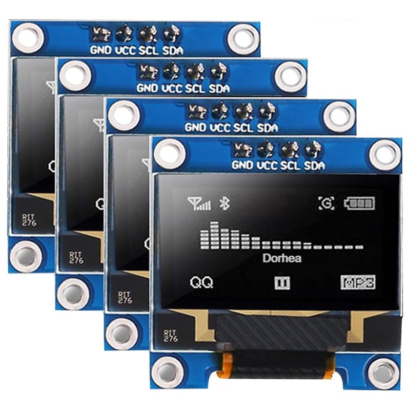 A37T-4Pcs 0.96 Inch OLED Displ - Pi Display recension och pris