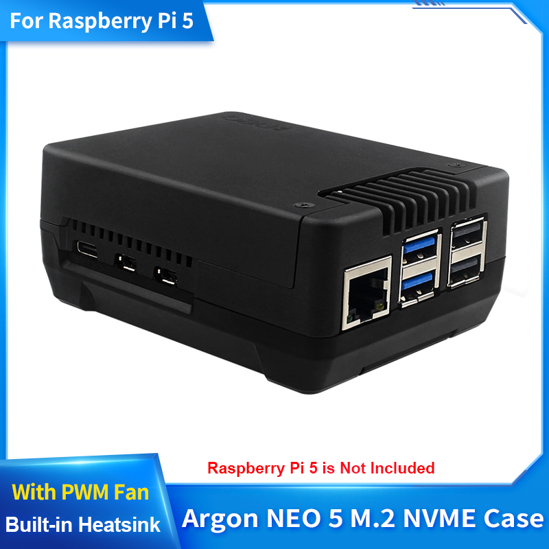 Argon NEO 5 M.2 NVME PCIE Case - Pi 5 Case recension och pris