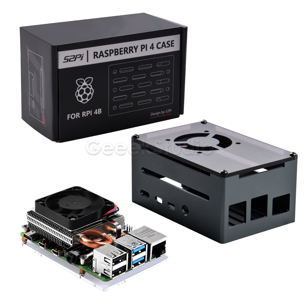 Low-Profile Ice Tower Cooling  - Pi 4 Case recension och pris