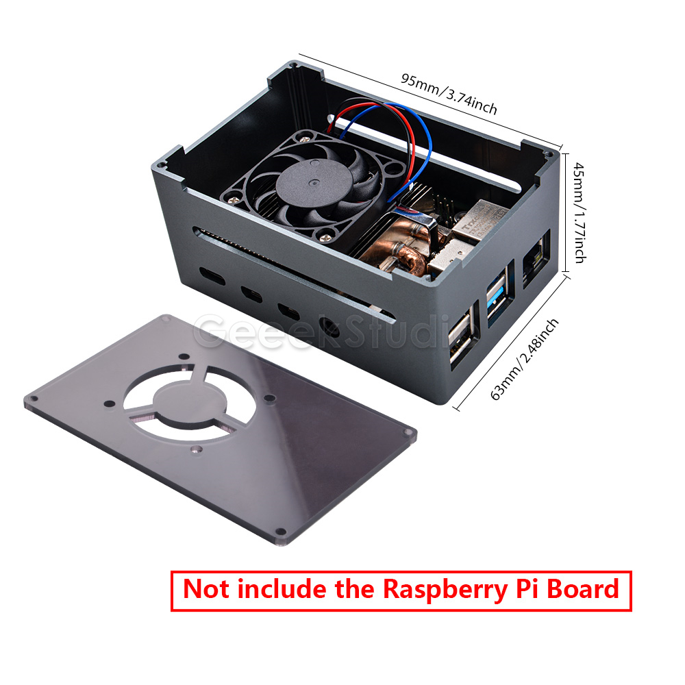 Low-Profile Ice Tower Cooling  - Pi 4 Case recension och pris