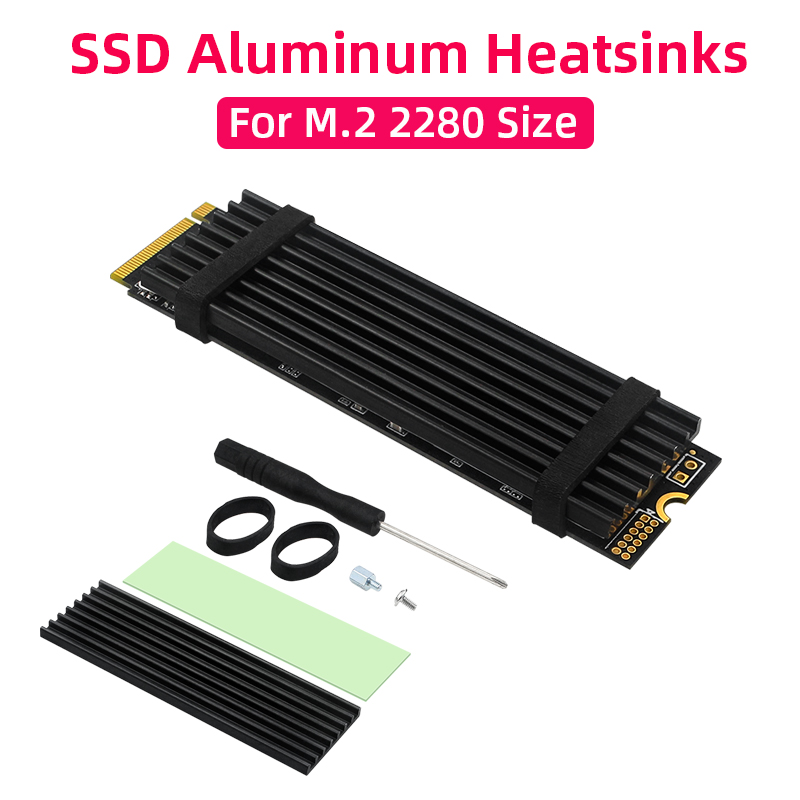 M.2 SSD Heatsink Aluminum Radi - Pi Cooler recension och pris