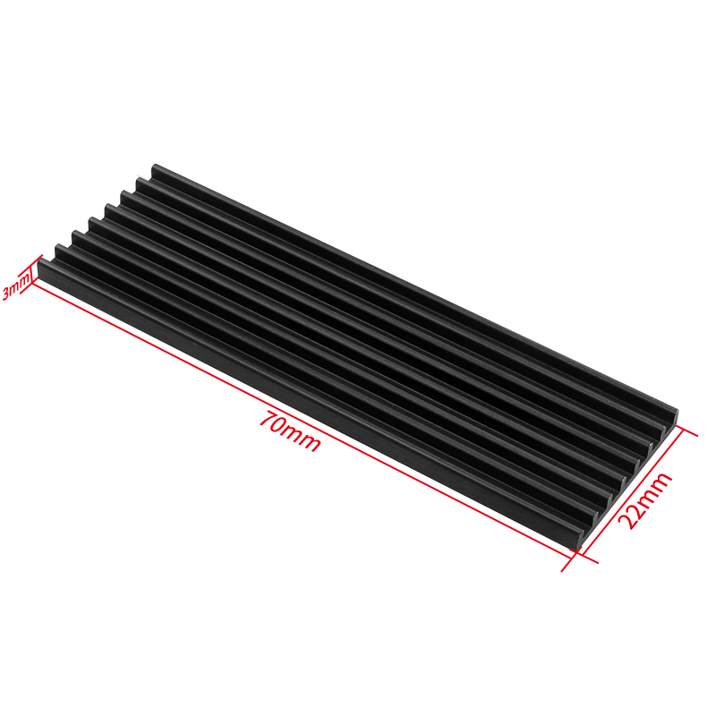 M.2 SSD Heatsink Aluminum Radi - Pi Cooler recension och pris